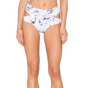 beach riot high waisted swim bottoms marble